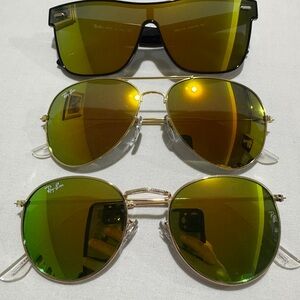 3x vintage RAY-BAN Mirror Lens Sunglasses! Unisex Frames *FREE SHIPPING!* BUY
